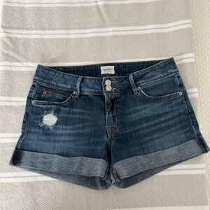 Hudson Jeans Classic Blue Denim Shorts